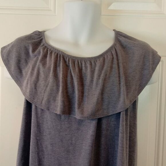 (3/$20) Old Navy heathered blue blouse - Picture 2 of 7